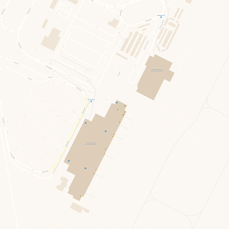 Lanzarote Airport terminal map