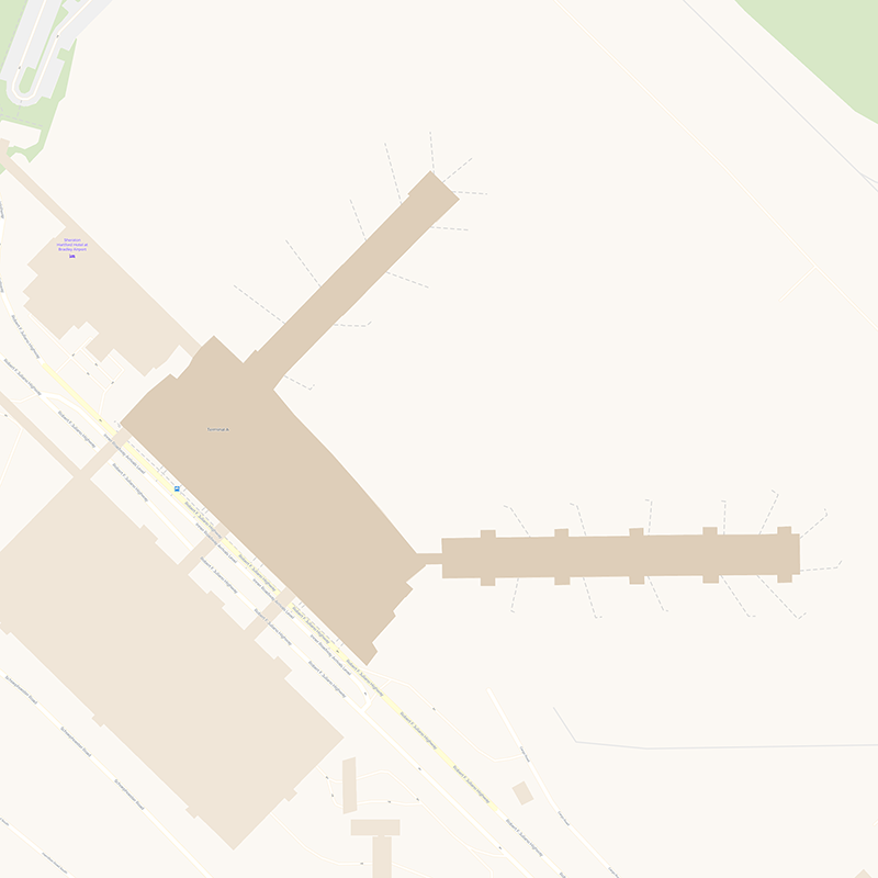 Bradley International terminal map