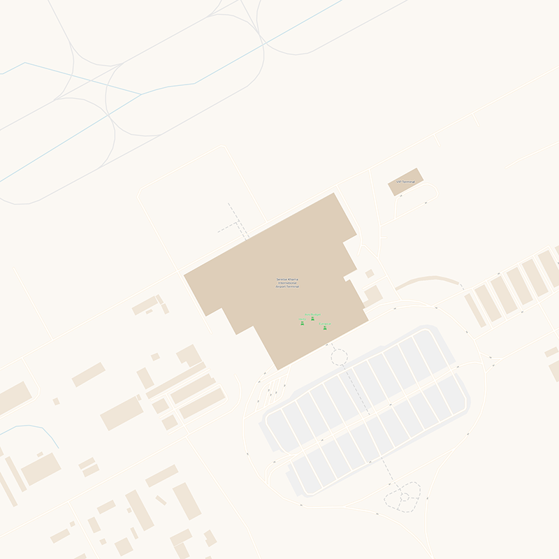 Sir Seretse Khama International terminal map