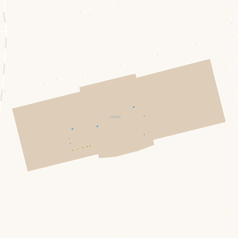 Grand Cayman terminal map