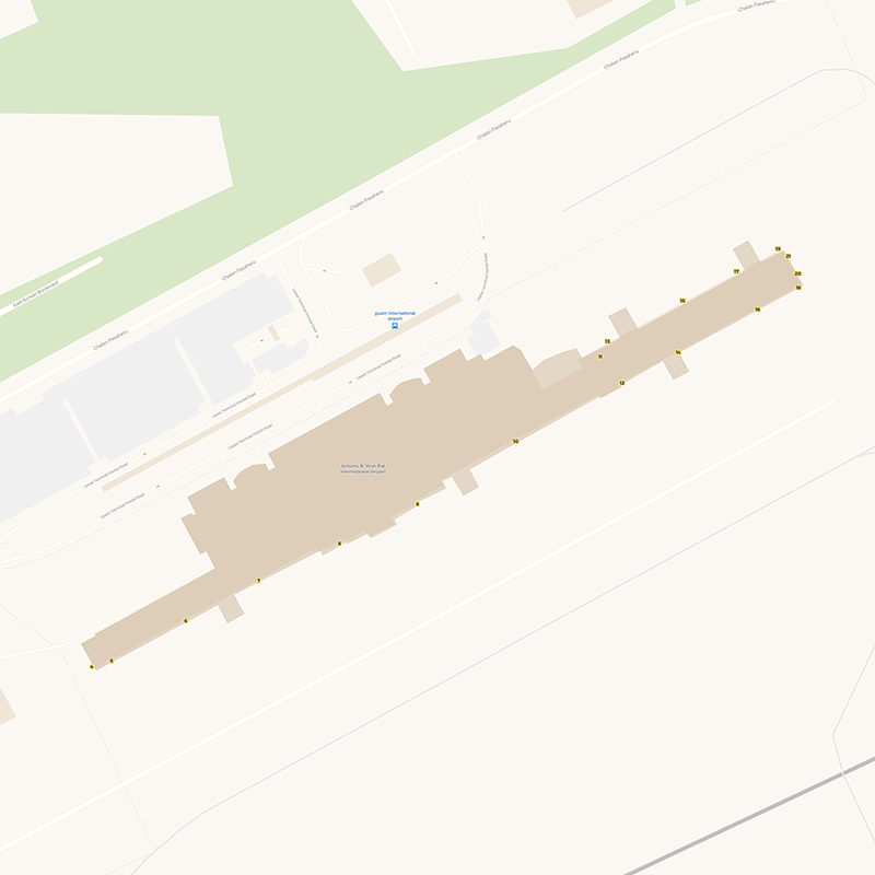 Guam terminal map