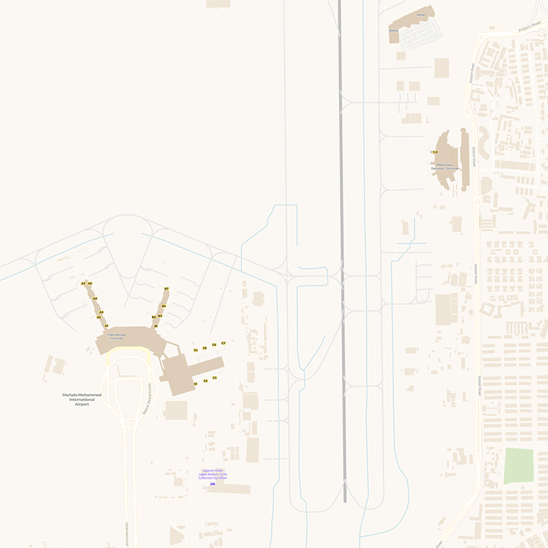 Lagos Murtala Muhammed terminal map