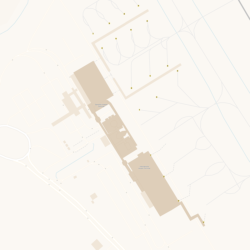 Port Moresby Jacksons International terminal map