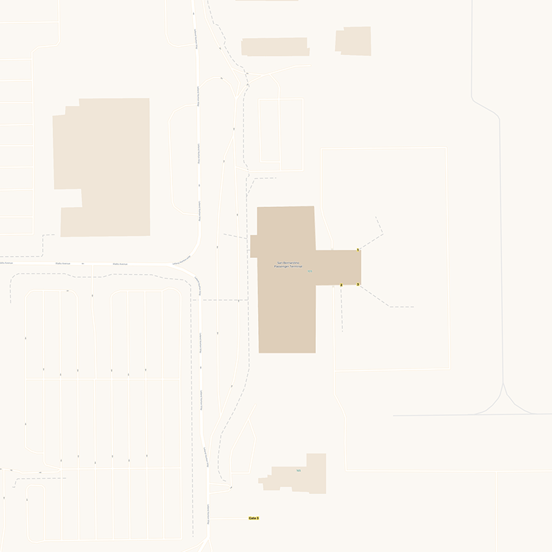 San Bernardino International Airport terminal map