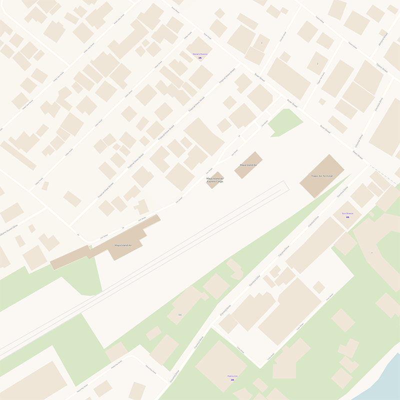 San Pedro terminal map