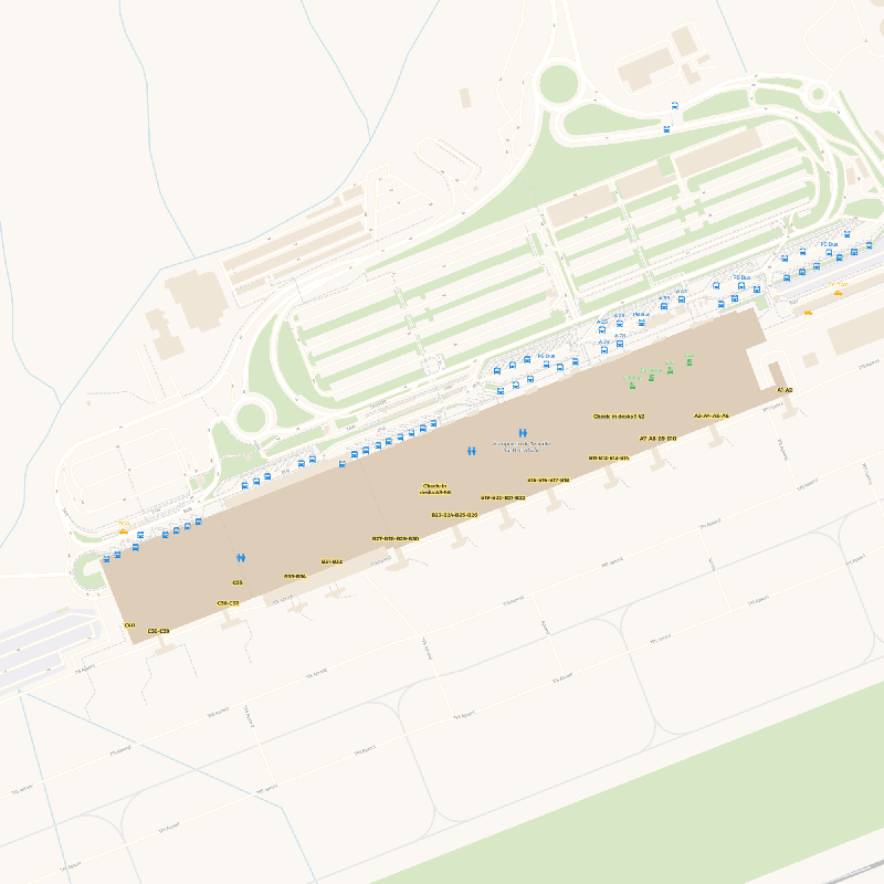 Tenerife South Airport terminal map