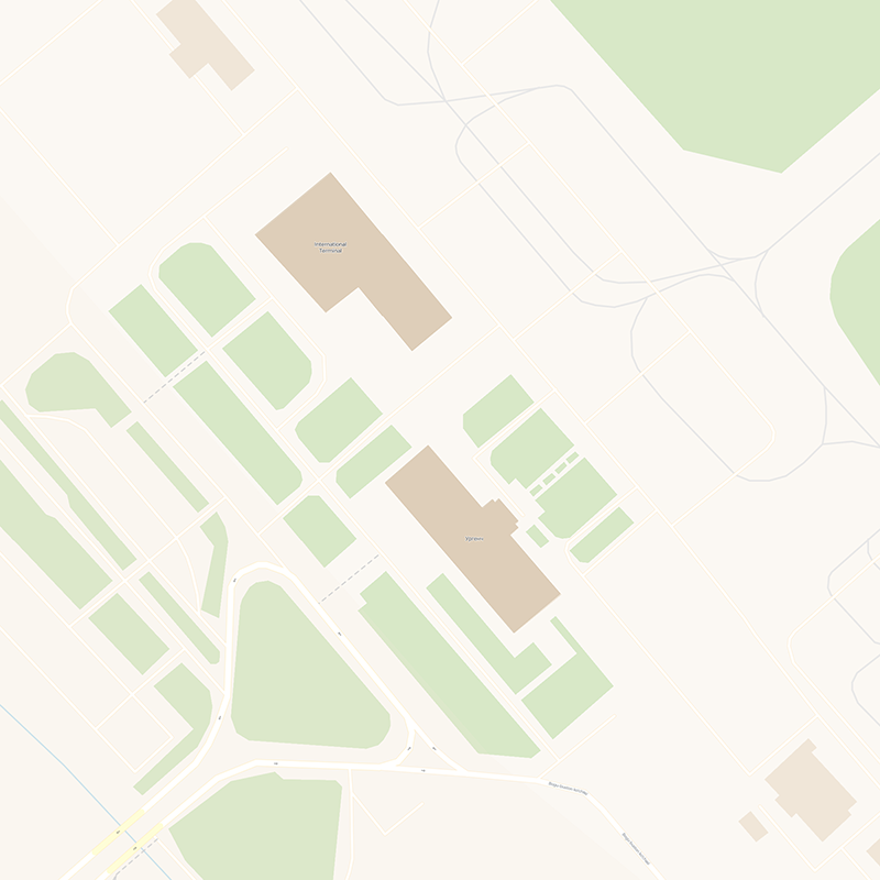Urgench Airport terminal map