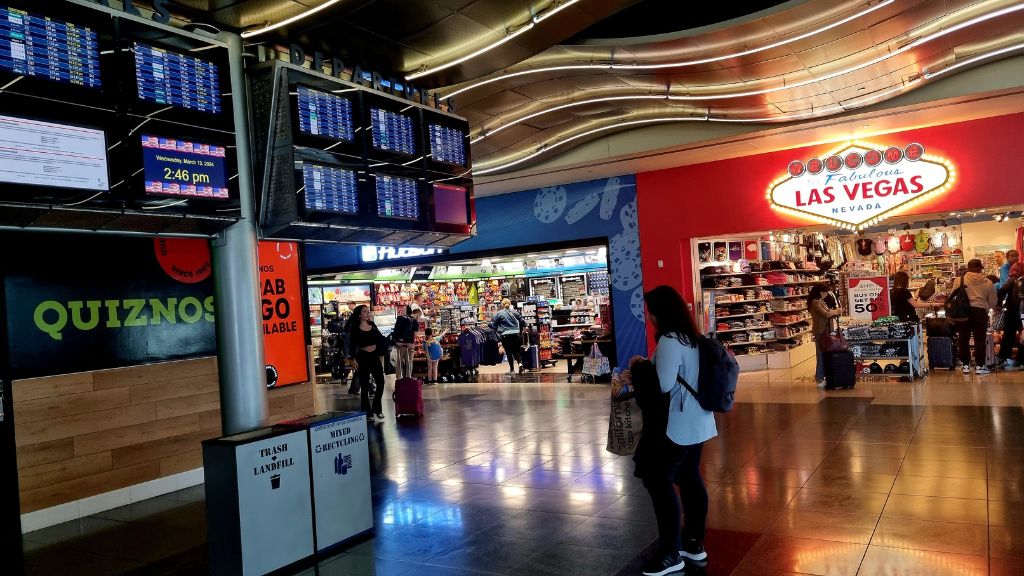 Las Vegas International Airport restaurants shops lounges